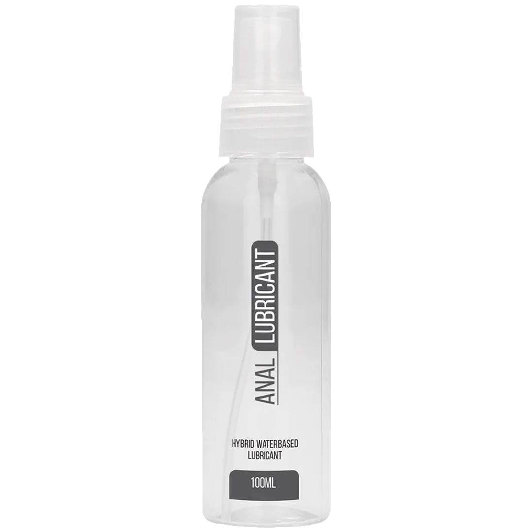 Klare Sprühflasche mit Anal Lubricant, Hybrid Waterbased, 100ml.
