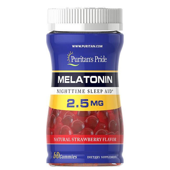Puritan's Pride Melatonin 2,5 mg 60 Gummis