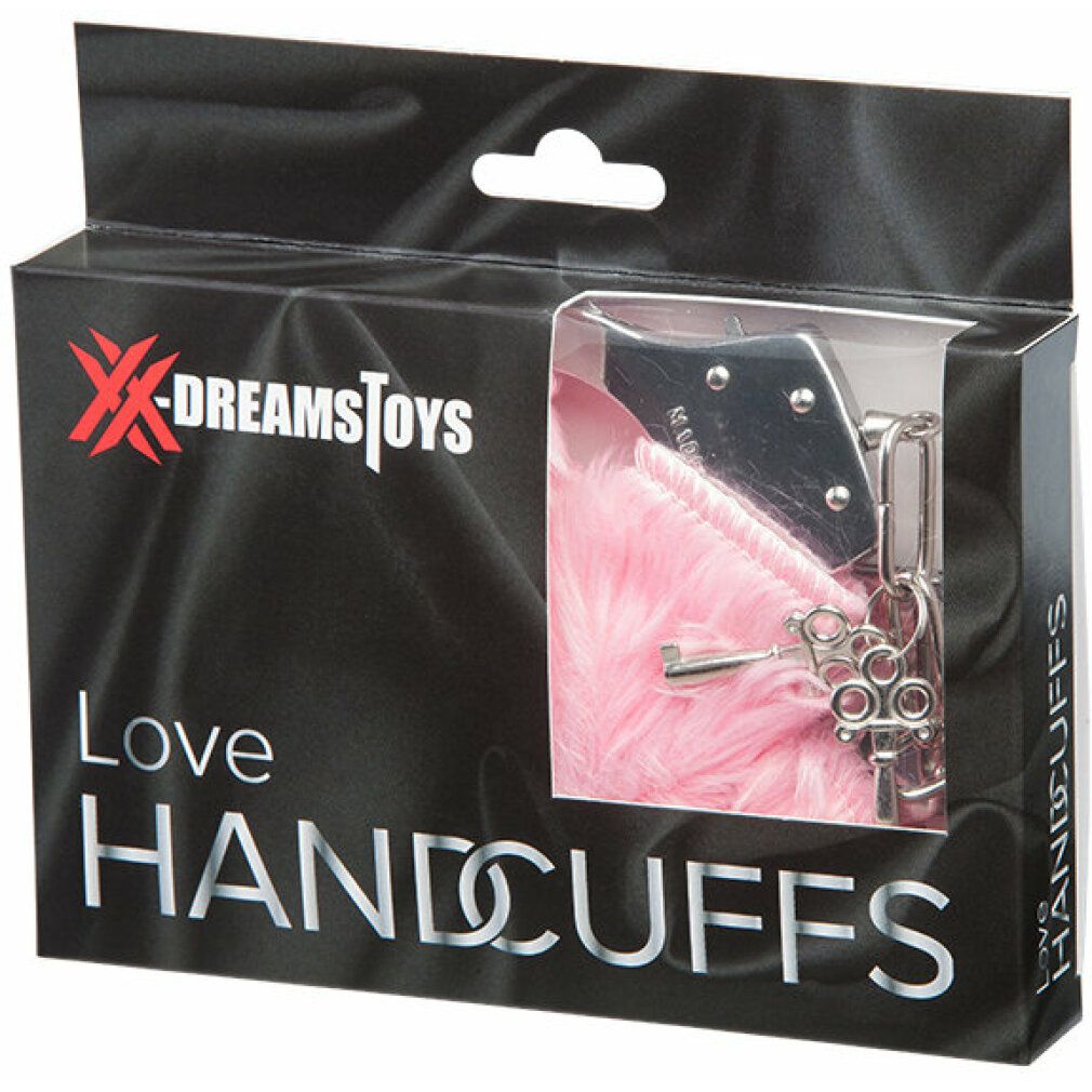 xx-dreamstoys Liebes-Handschellen m. Plüsch pink