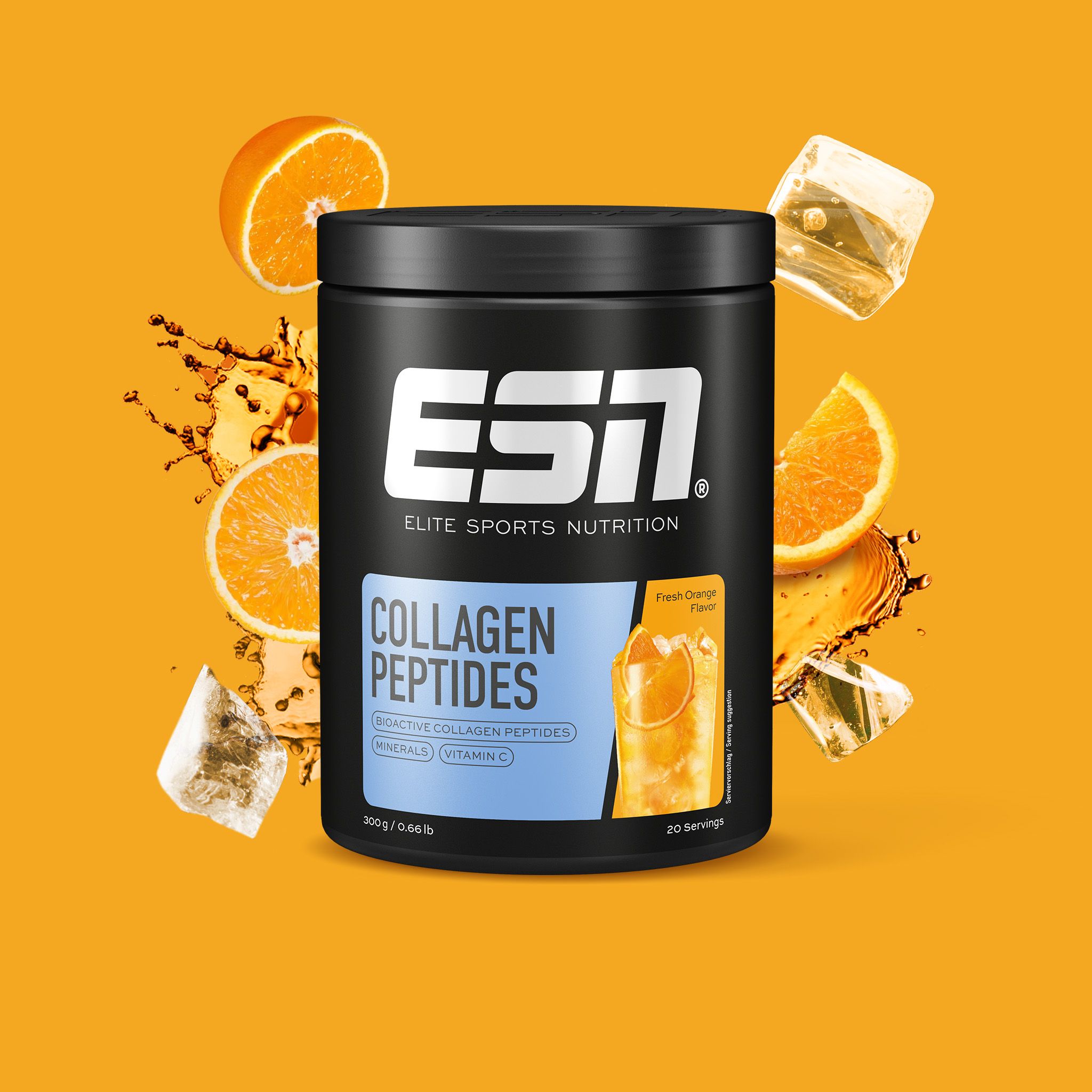 ESN Collagen Peptides Pulver mit Kollagen, Vitaminen, Mineralstoffen