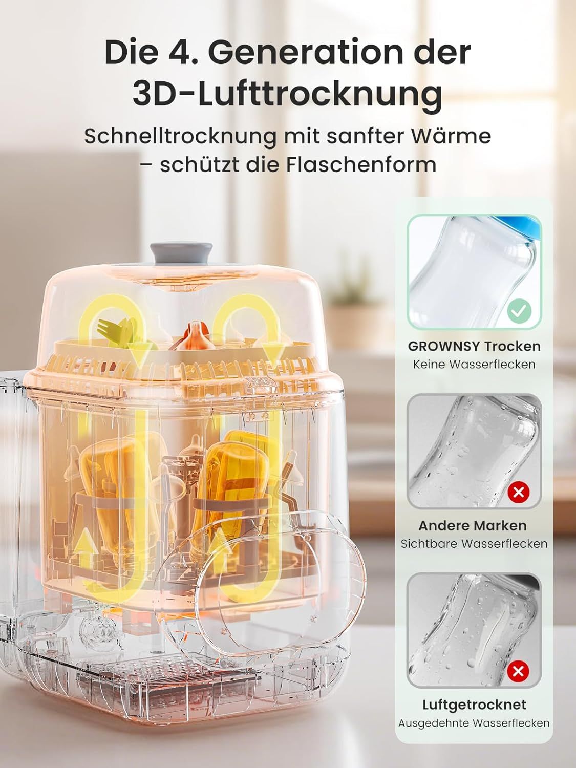 Grownsy Baby Bottle Washer Pro All-in-One