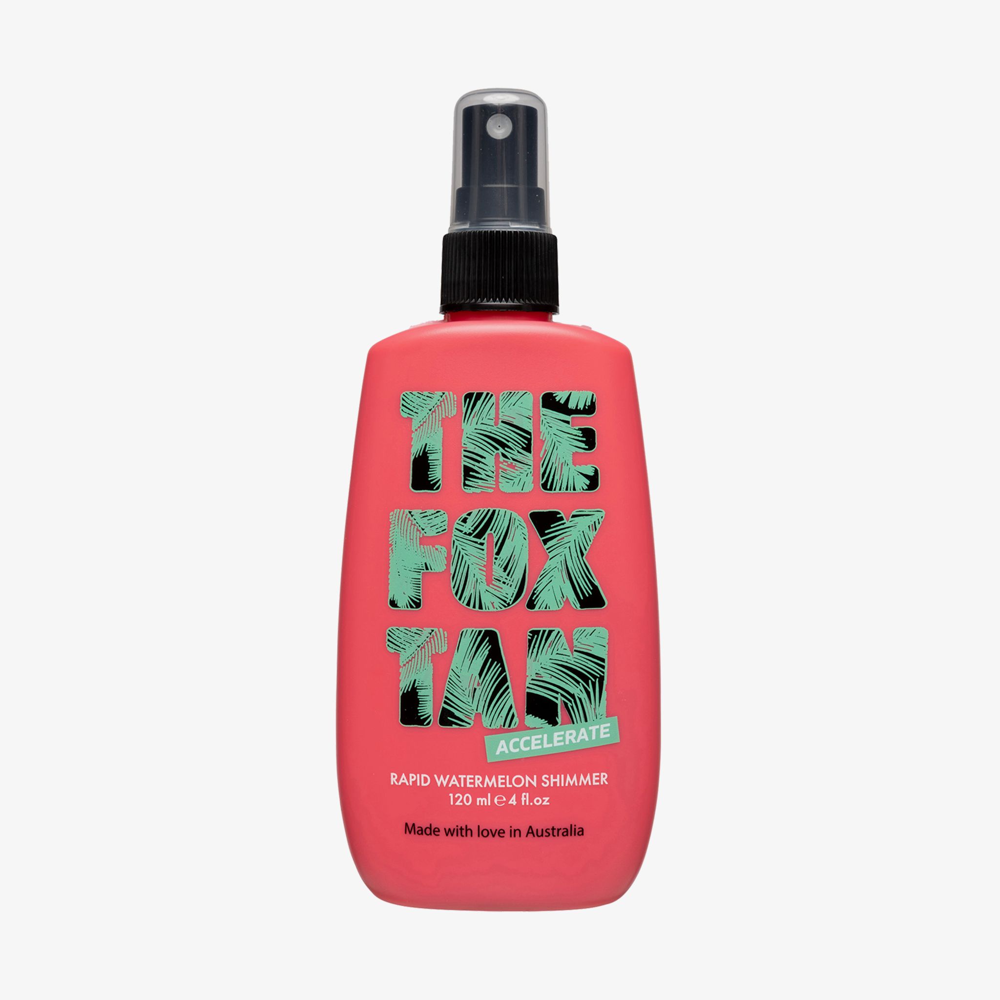 The Fox Tan Rapid Watermelon Shimmer Bräunungsspray, Schimmernder Beschleuniger, 120ml