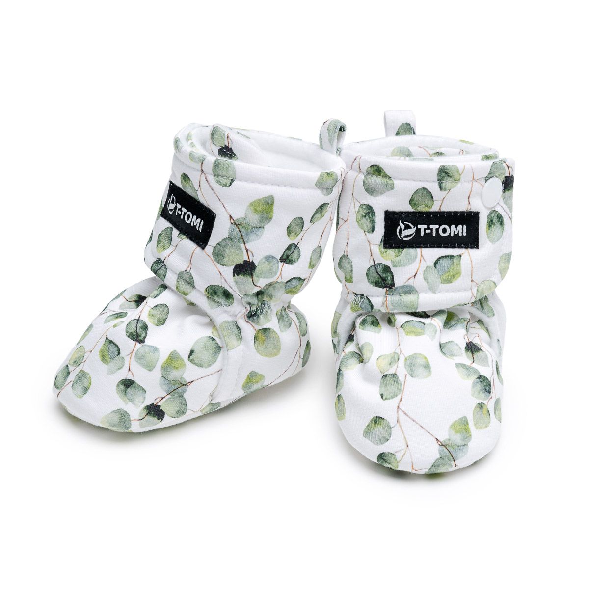 T-TOMI Krabbelschuhe Eucalyptus (0-3 Monate)