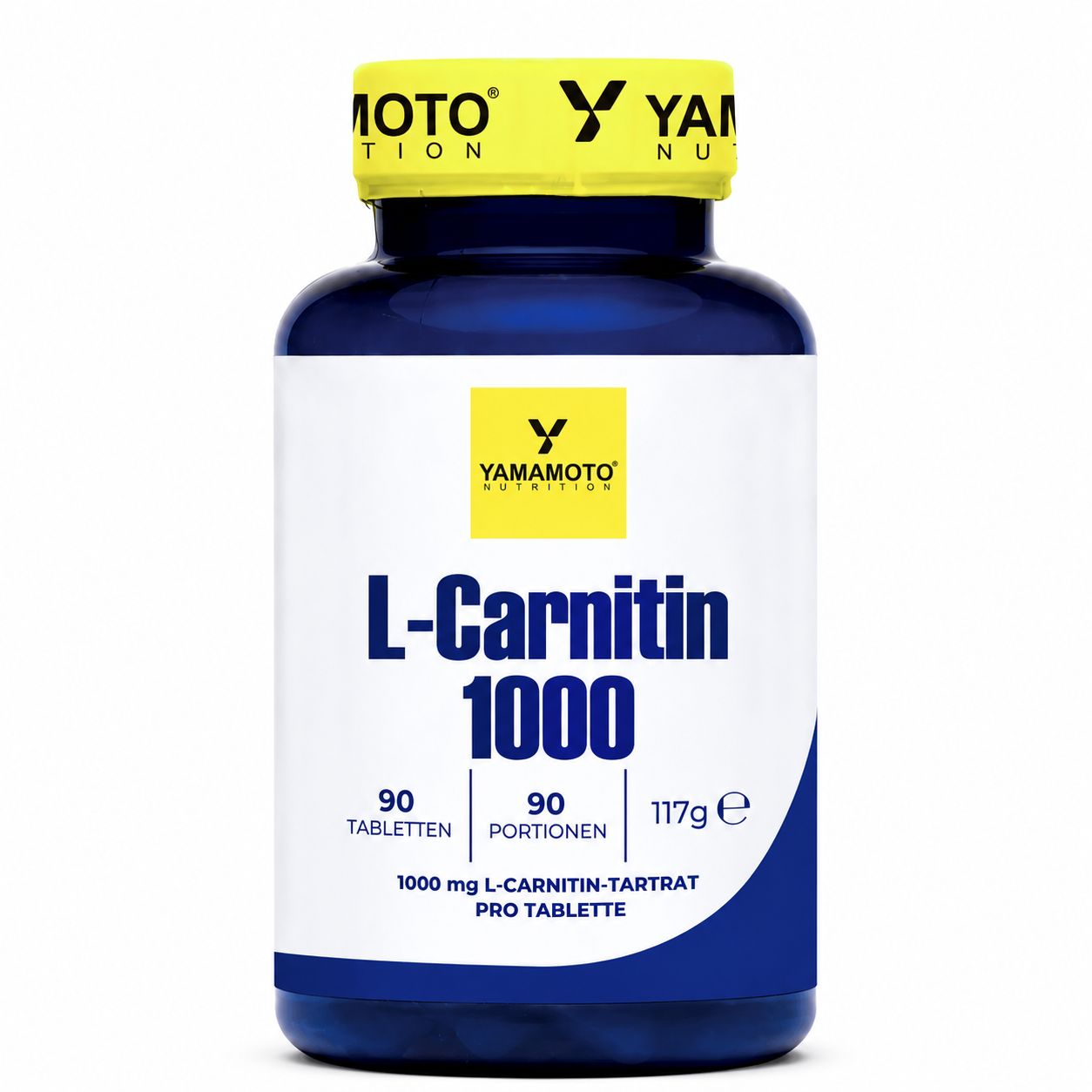 Flasche mit L-Carnitin 1000, 90 Tabletten.