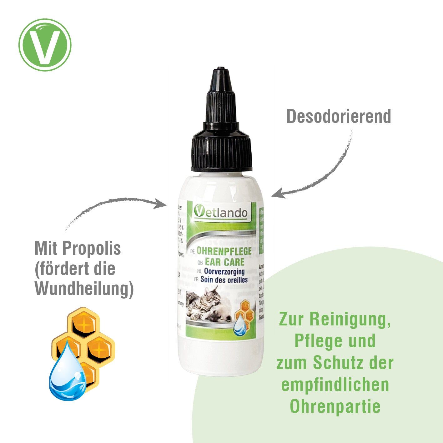 Vetlando Ohrenpflege