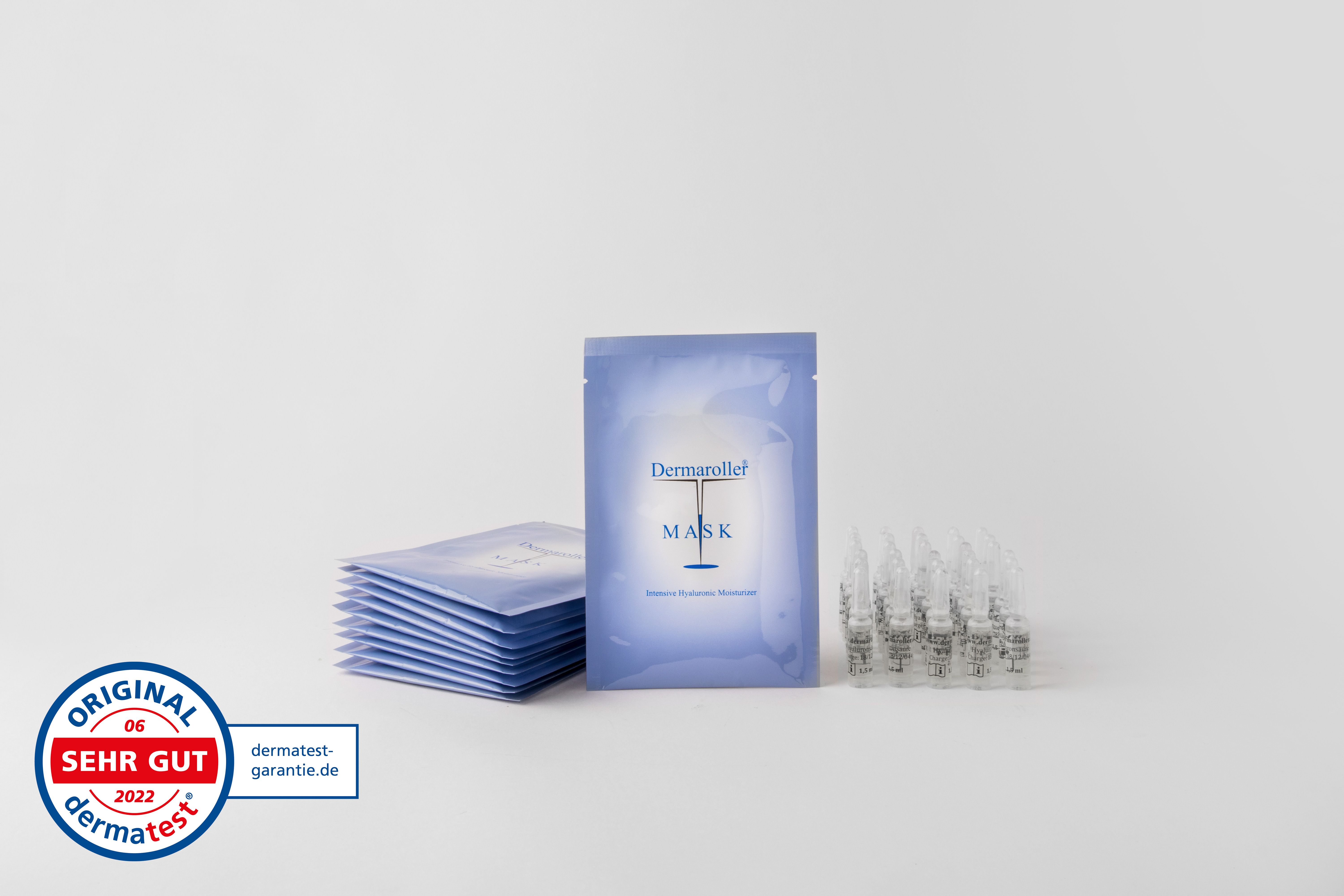 Roller Cleaner, Gesichtsmaske und Hyaluron Ampulle