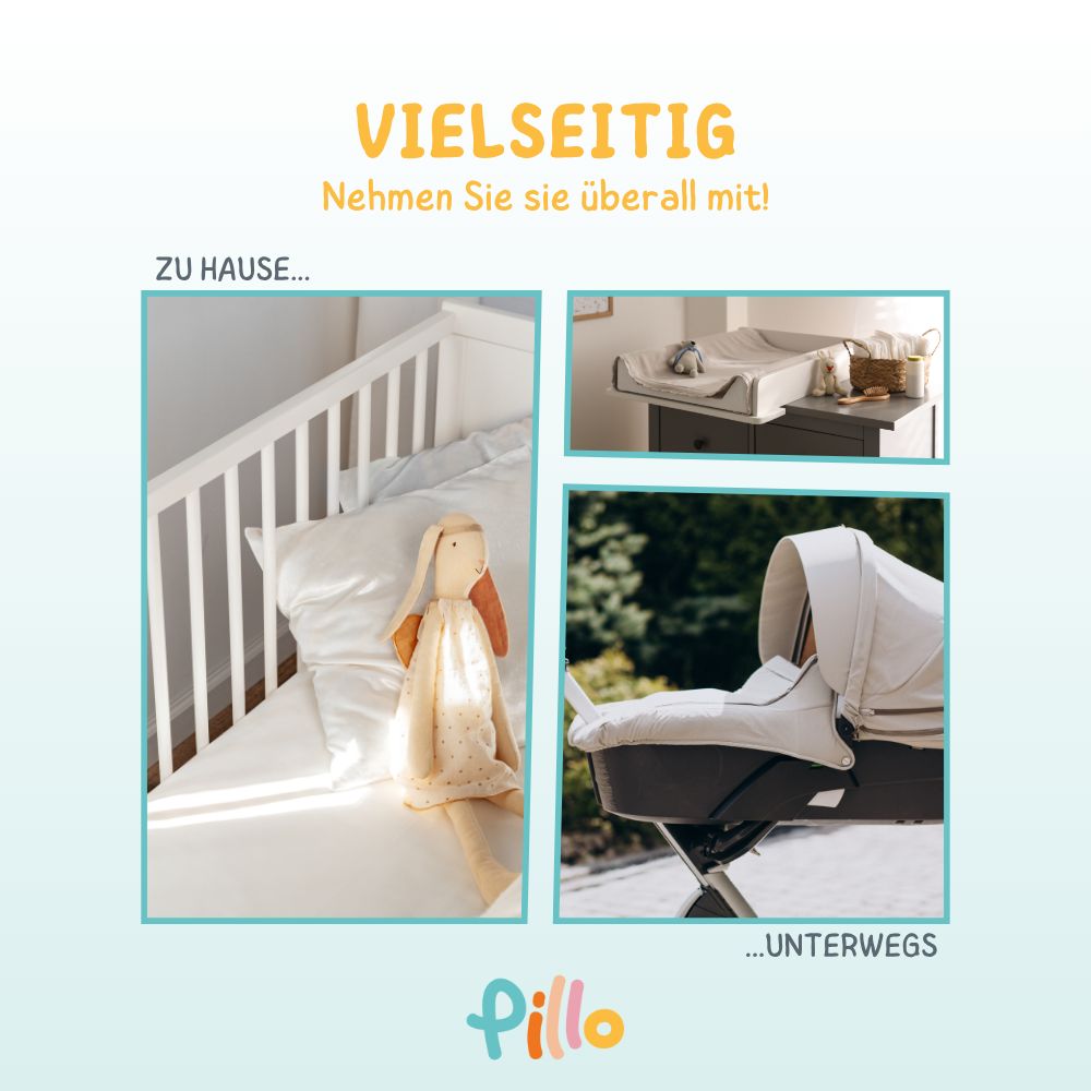 Pillo Einweg-Wickelunterlagen für Neugeborene 60x60