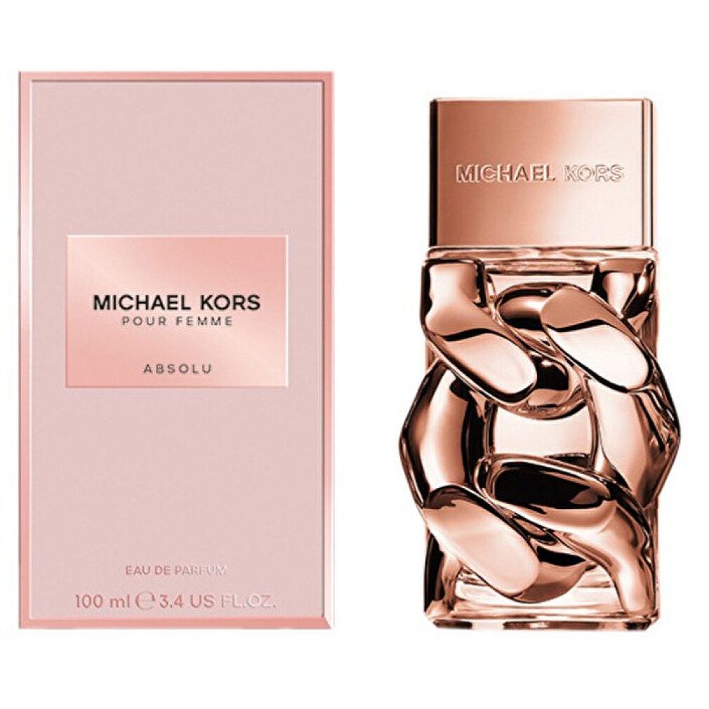 Michael Kors Absolu Pour Femme Eau de Parfum 100ml Flakon und Schachtel.