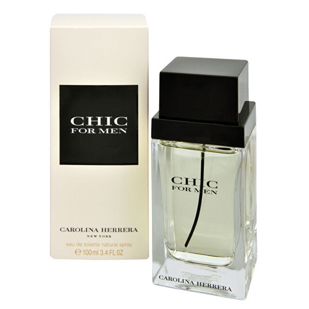 Carolina Herrera Chic for Men Eau de Toilette, 100ml Flakon mit Verpackung.