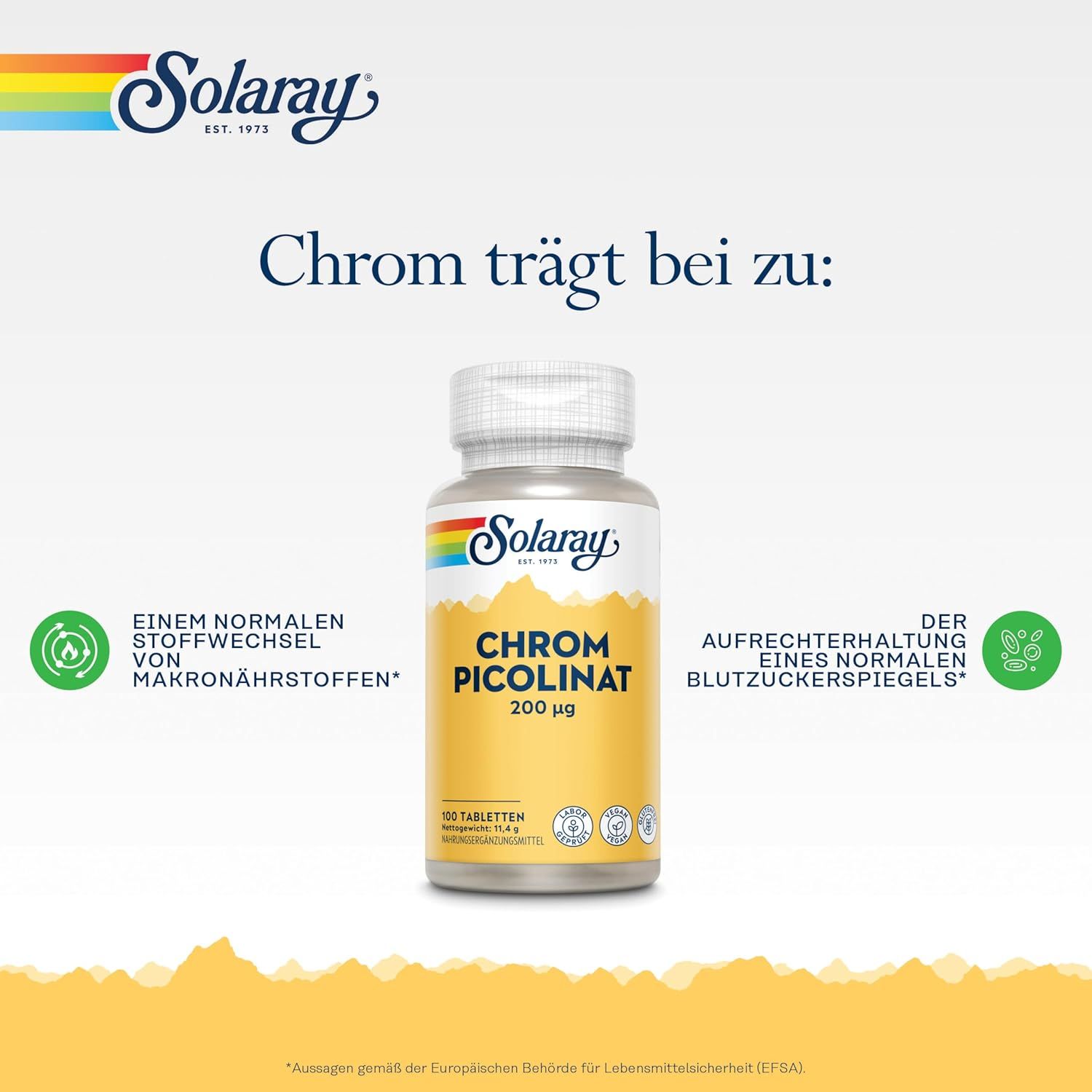 Solaray Chrom Picolinat Tabletten