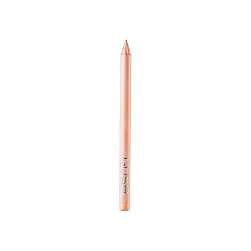 Ein spitzer, roségoldener Eyeliner-Stift mit vertikalem Schriftzug.