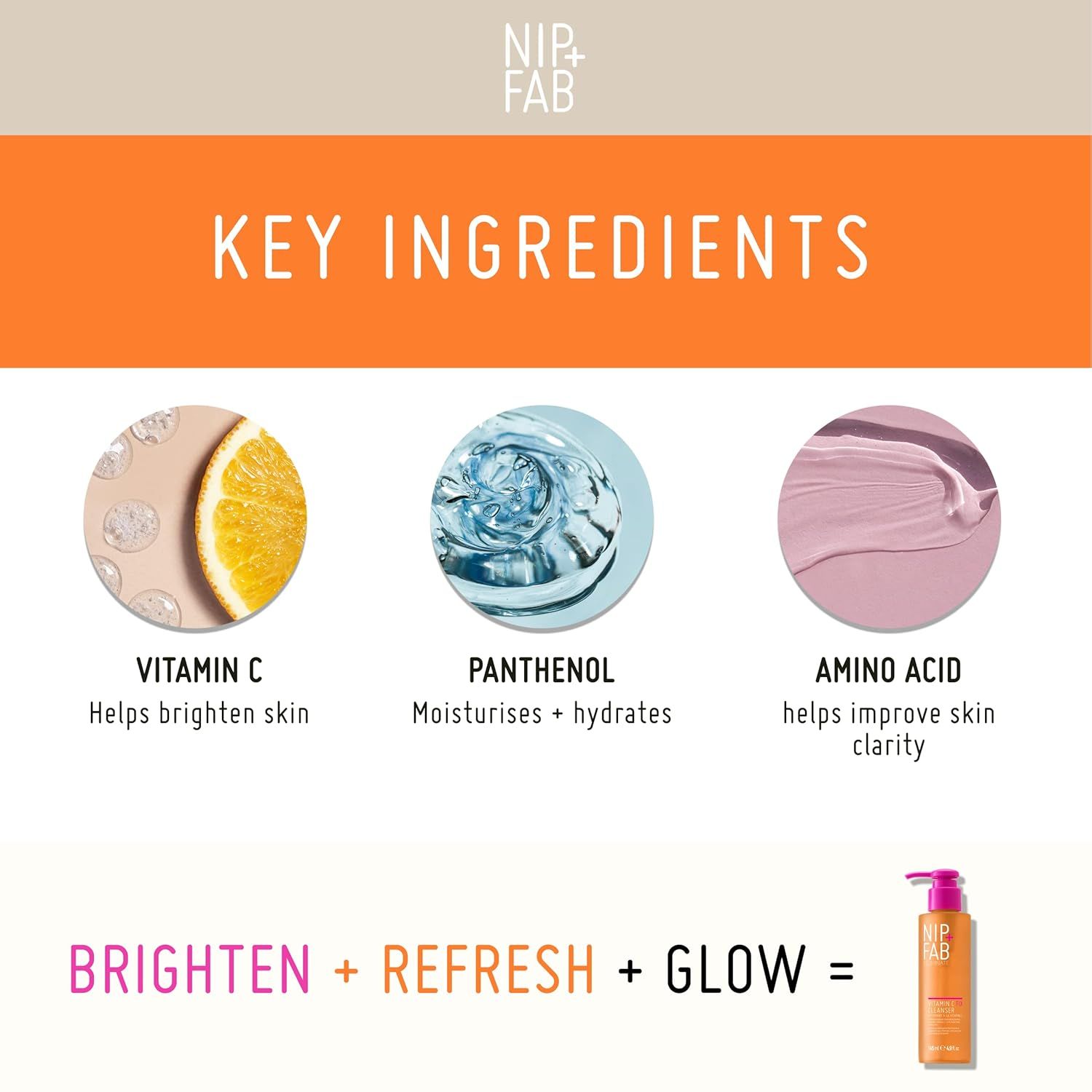 Nip+FabNip + Fab Vitamin C Fix  Gesichtsreinigungsgel