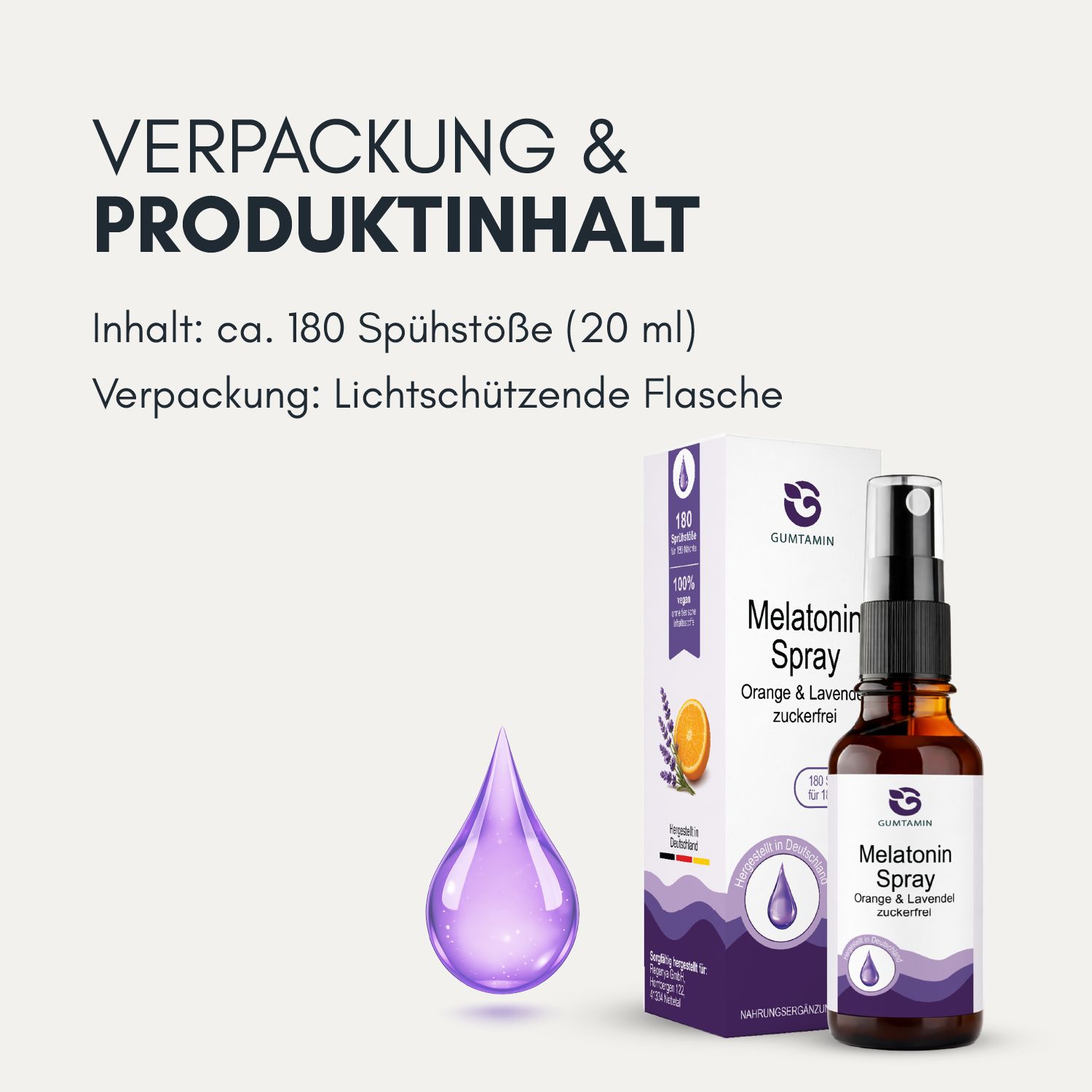 Gumtamin Melatonin Spray