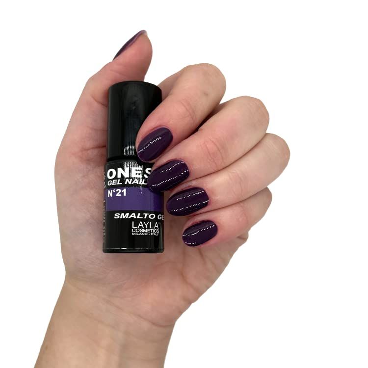 LAYLA COSMETICS Smalto Gel One Step Purple Rain Numero 21