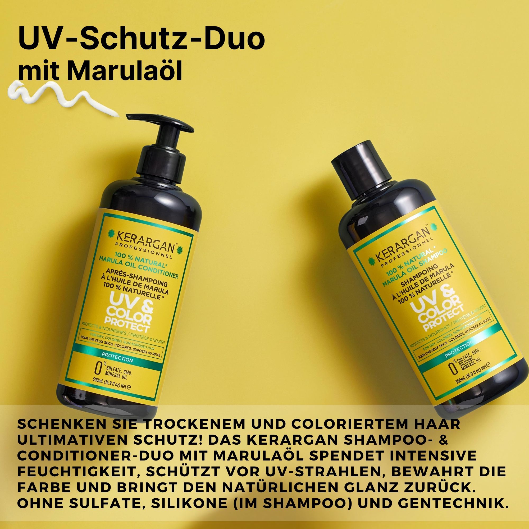 Kerargan - UV-Schutz Shampoo & Conditioner Marula