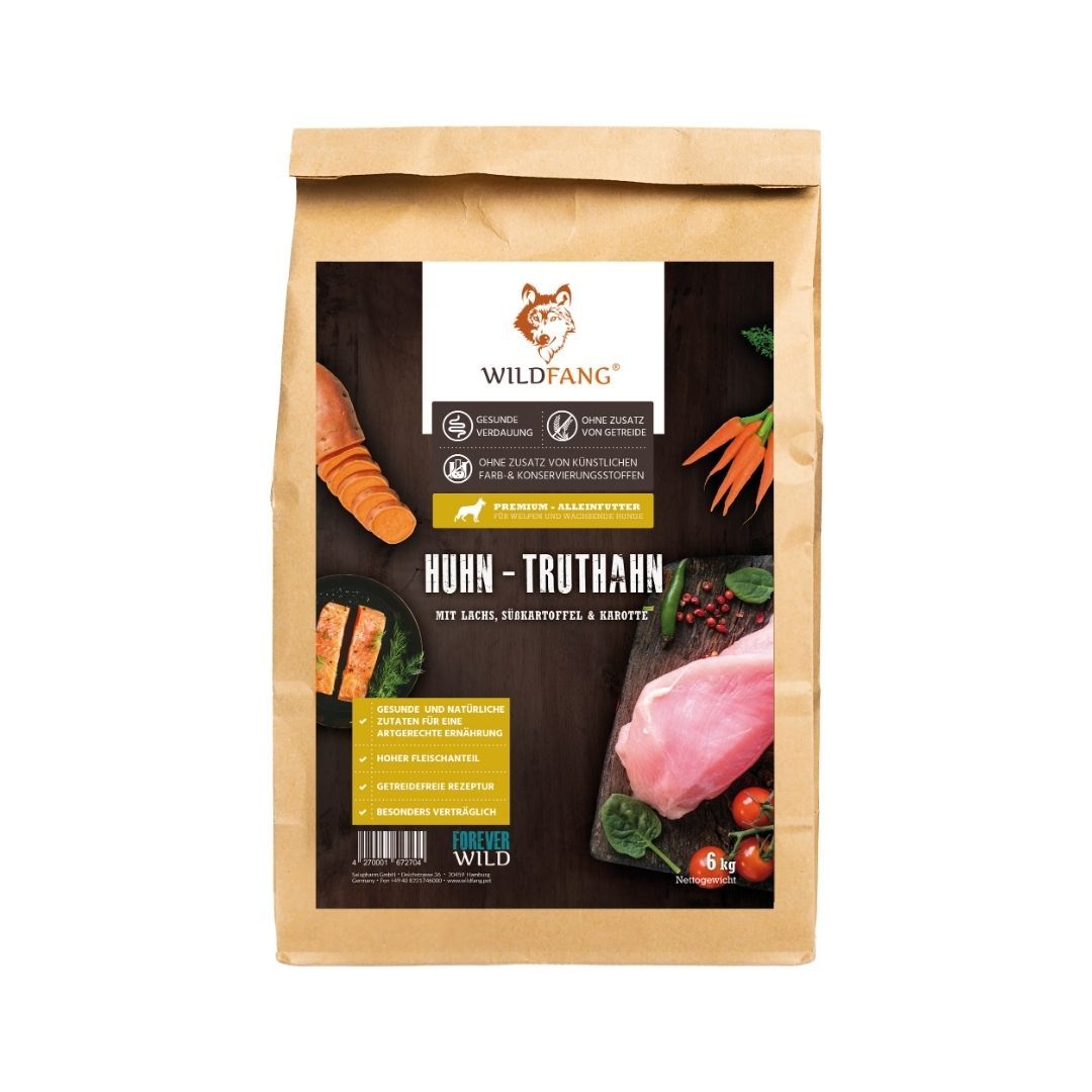 Welpen Futterpaket Huhn - getreidefrei