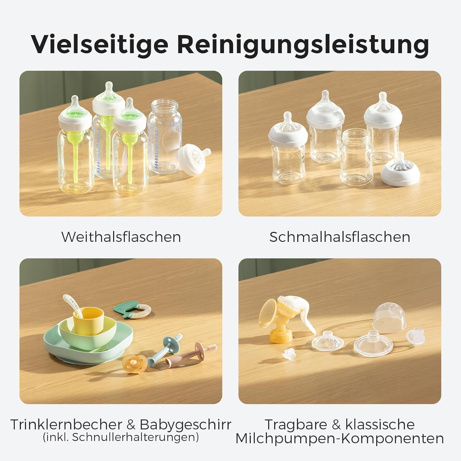 Momcozy KleanPal Pro All-in-One Flaschenreiniger