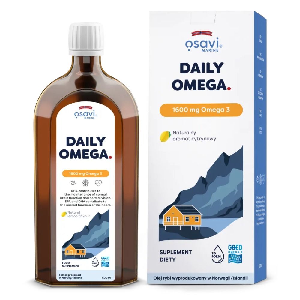 Osavi Daily Omega 1600 mg, Zitronengeschmack