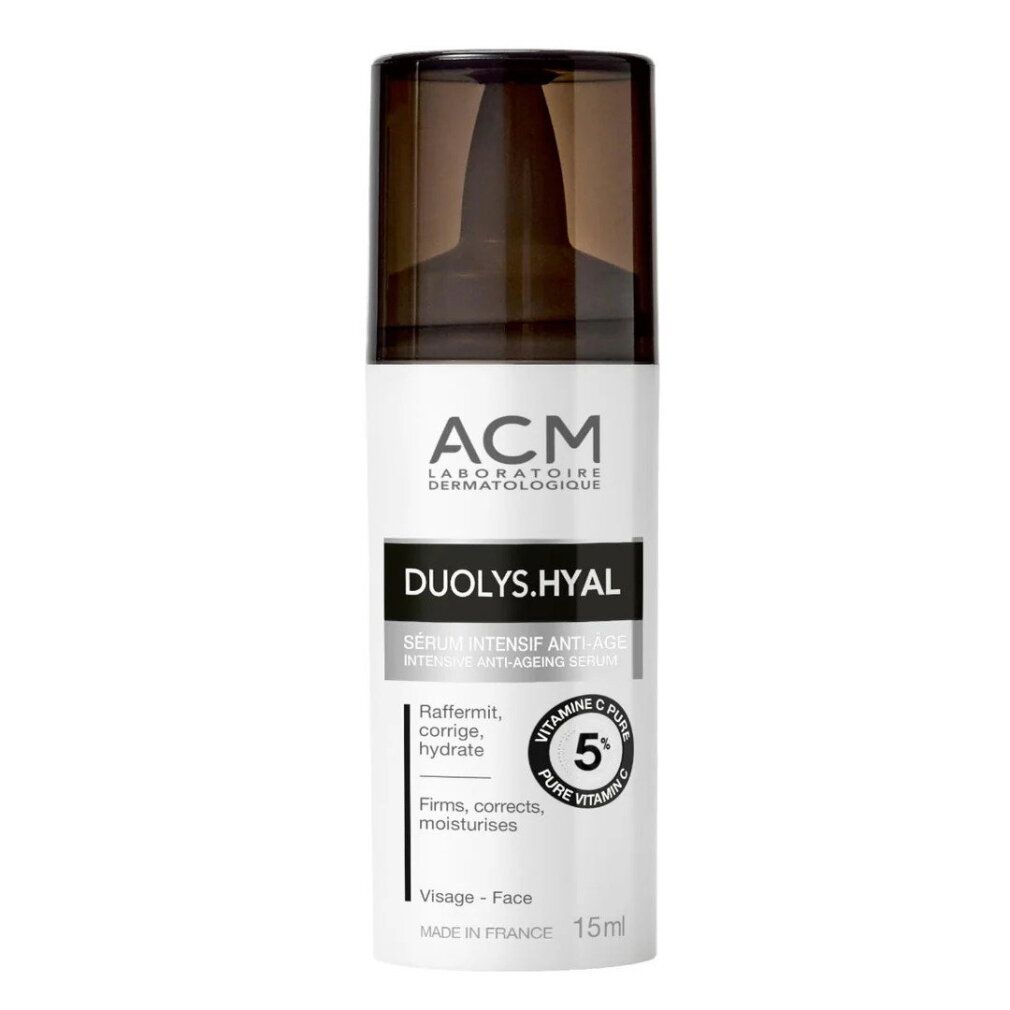 ACM Duolys Hyal Intensives Anti-Aging Serum Flasche mit Spender, 15ml.