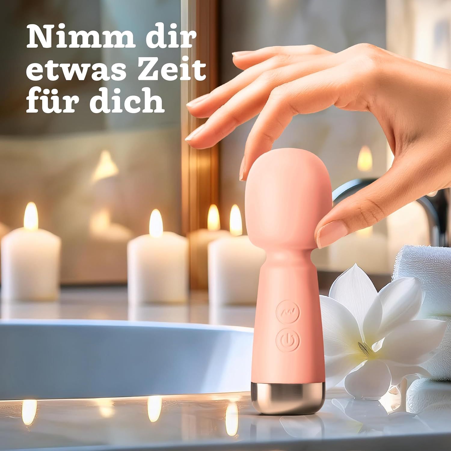 Oliver James Bullet Mini Vibrator Pastellrosa