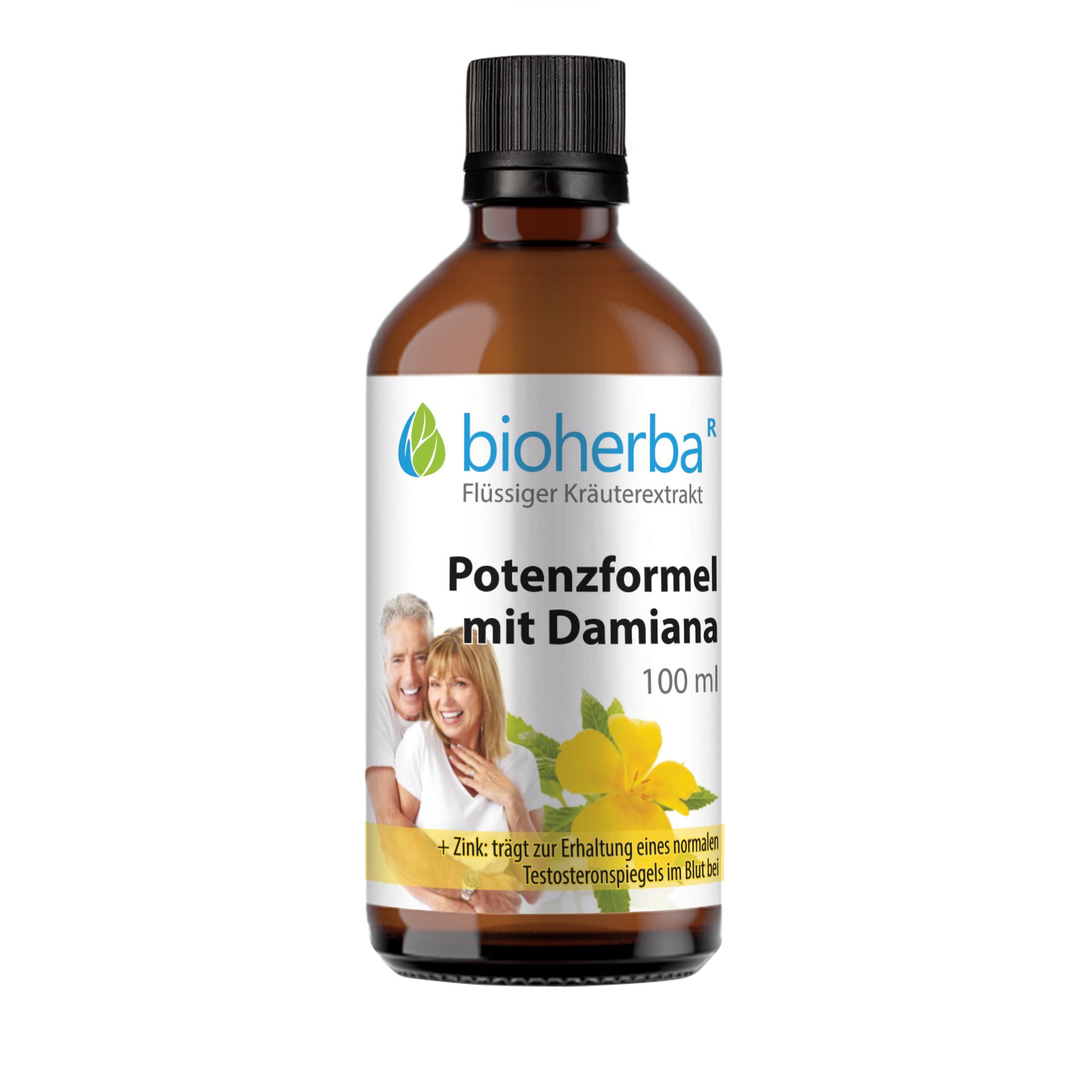 Bioherba Potenzformel mit Damiana Tropfen  Tinktur Extrakt