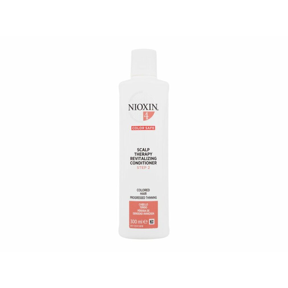 Nioxin System 4 Conditioner Flasche, 300ml. Für gefärbtes Haar mit fortschreitendem Haarausfall.