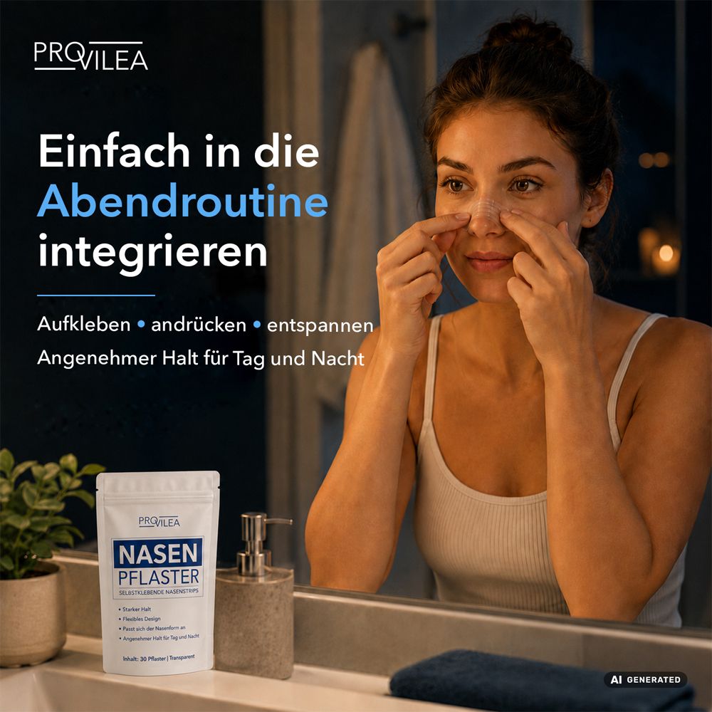 Nasenstrips - Nasenpflaster gegen Schnarchen