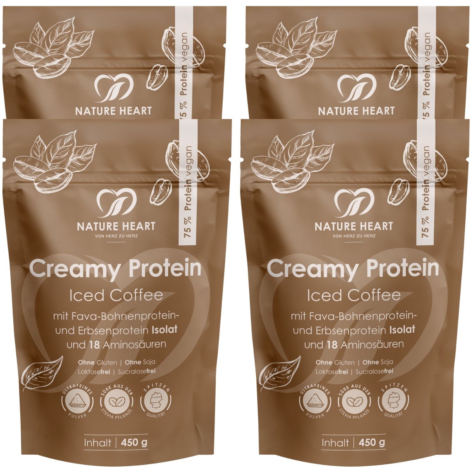 Nature Heart Creamy Protein Iced Coffee
