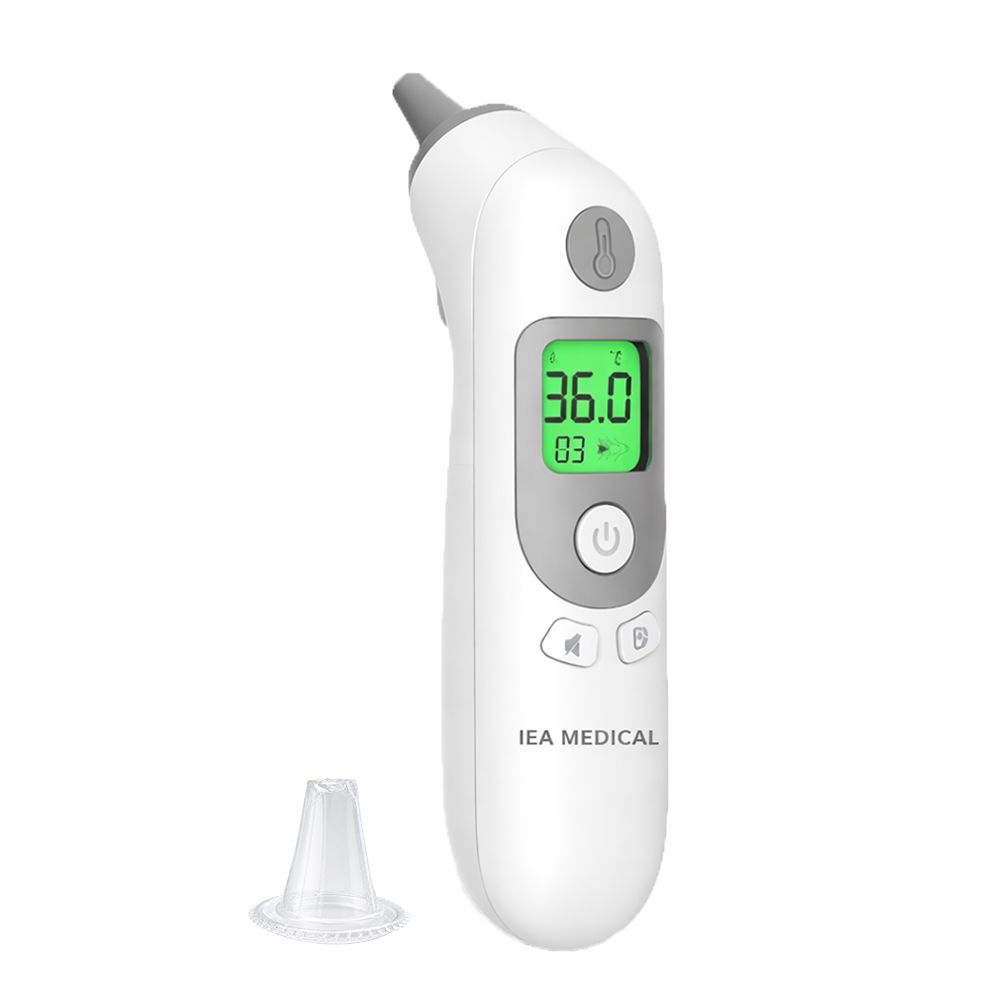 IEA Medical Ohrthermometer mit Ersatzkappen