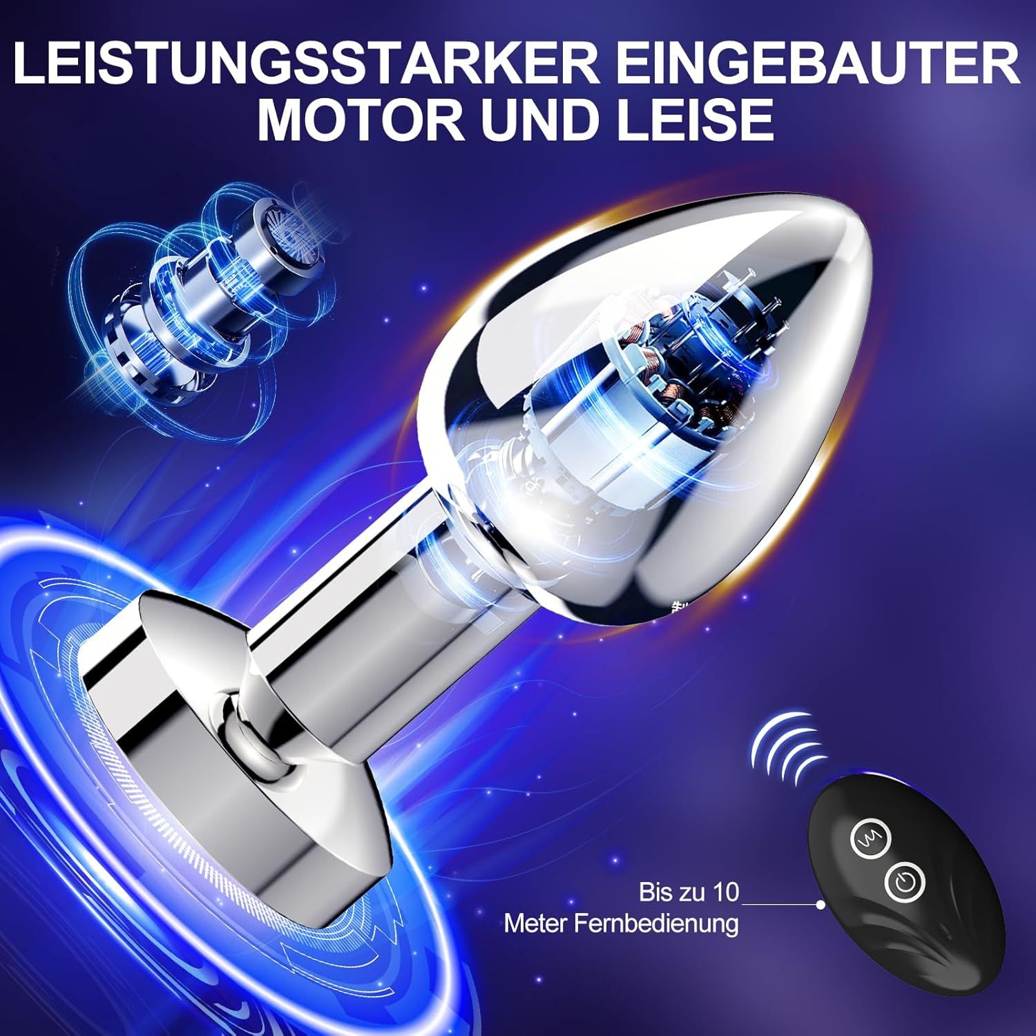 YICOCO Metall Anal Vibrator Analplug