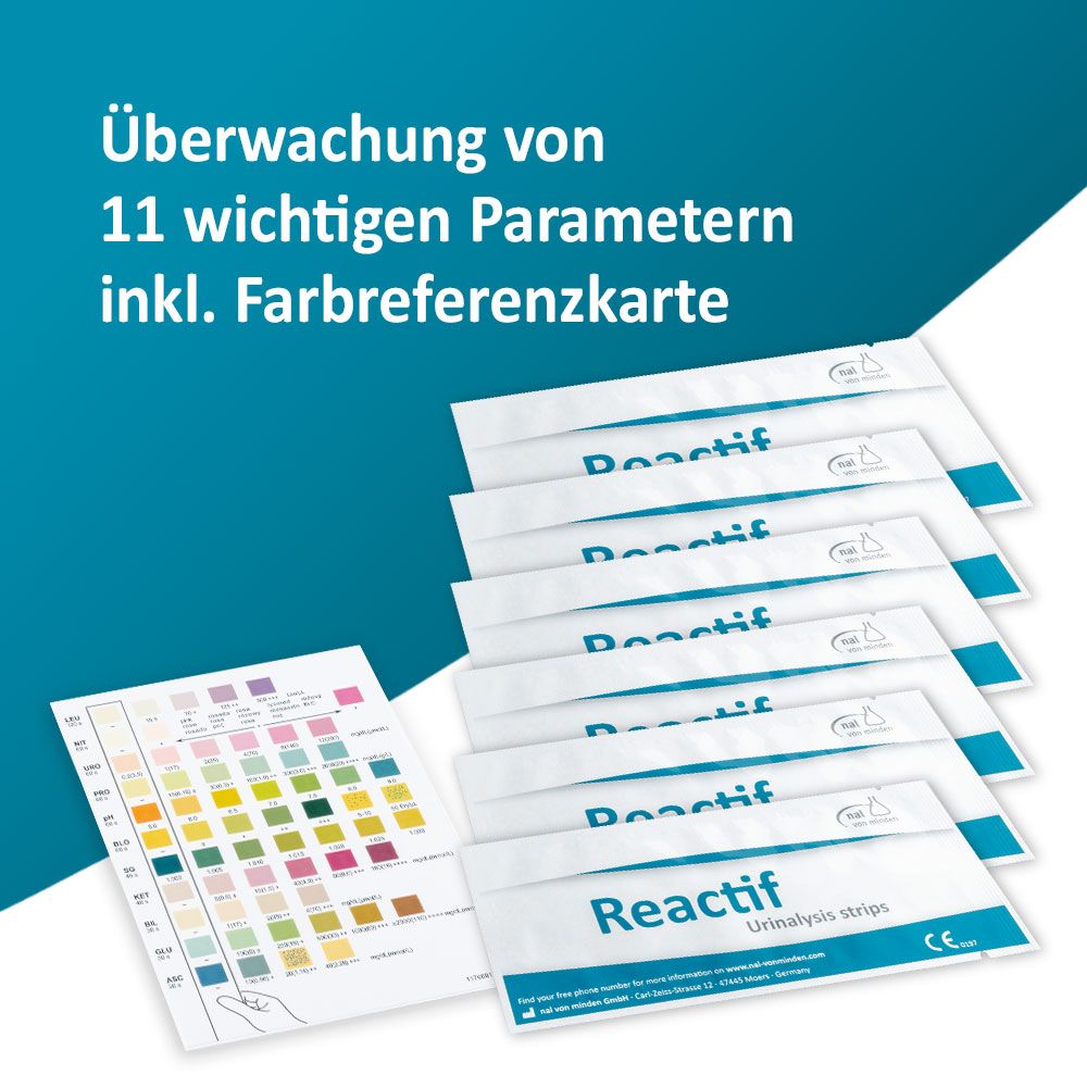 Reactif Gesundheitstest - Urin Teststreifen für 11 Parameter