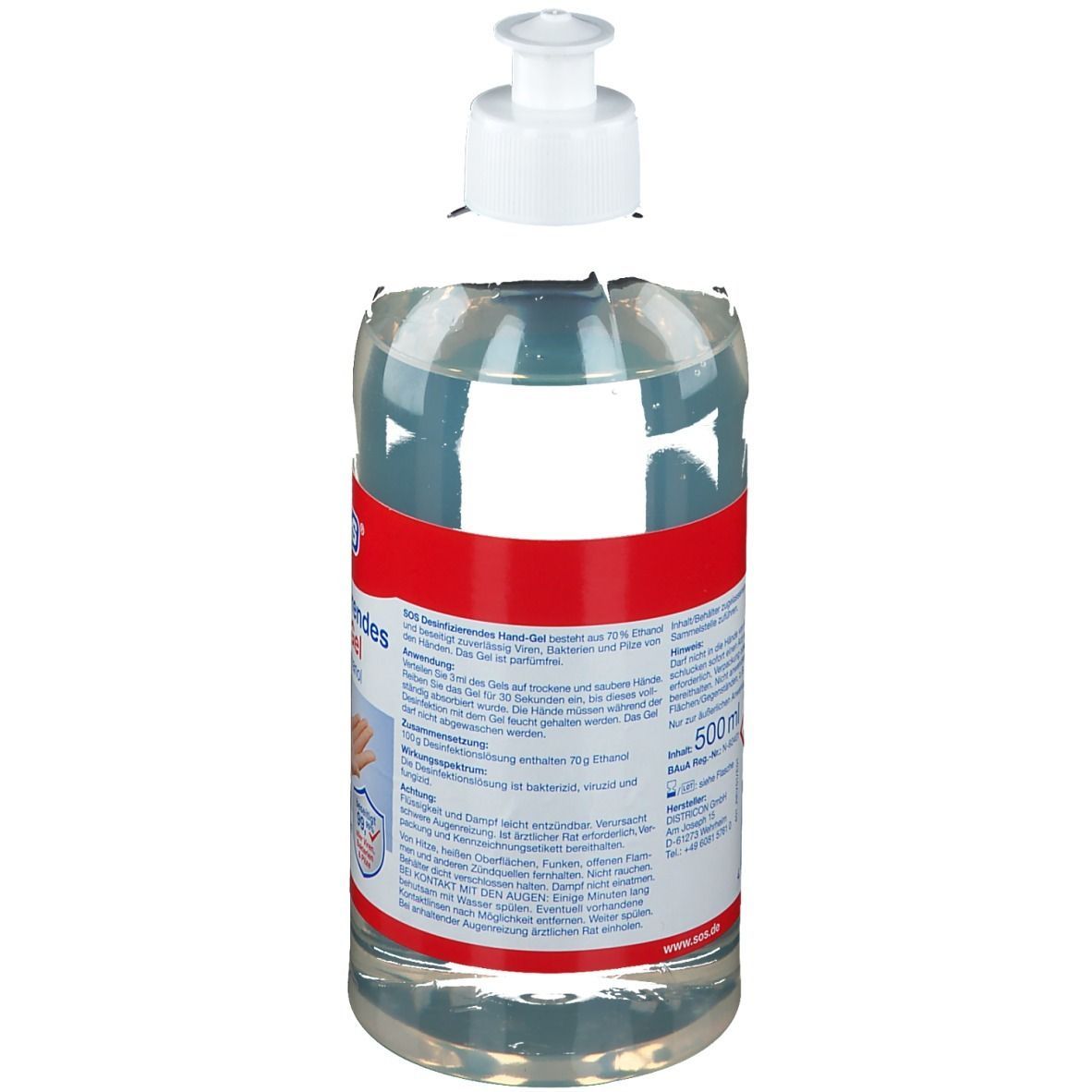 SOS Desinfizierendes Handgel