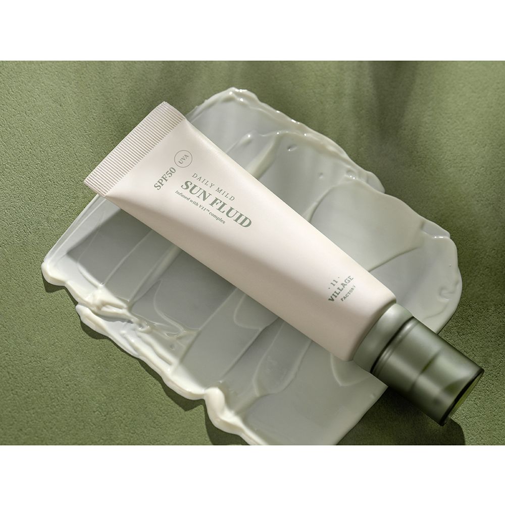 VILLAGE 11 FACTORY Daily Mild Sun Fluid SPF50 Face Cream