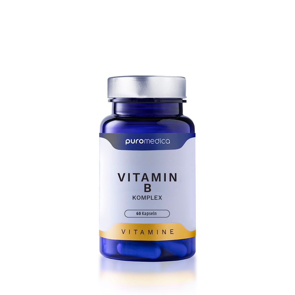 PuroMedica Vitamin B Komplex Kapseln, 60 Stück.