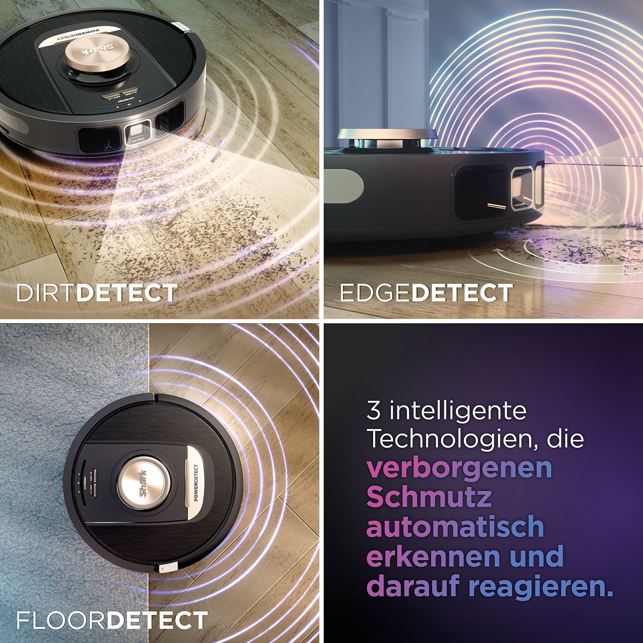 Shark PowerDetect Self-Empty RV2820VEEU Saugroboter