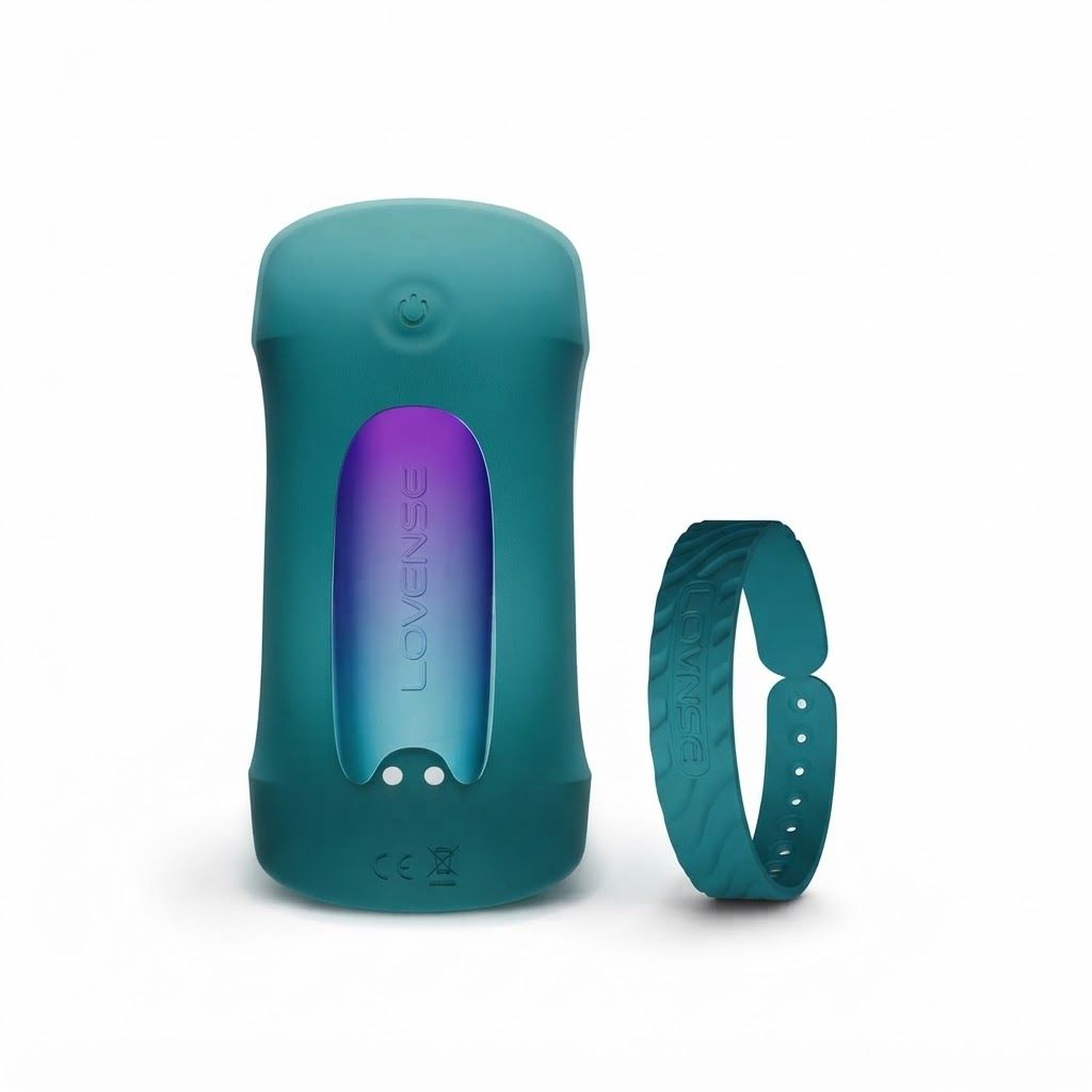 Grüner Penis-Massager mit App-Steuerung, 10.000+ Mustern und gezielten Oszillationen.