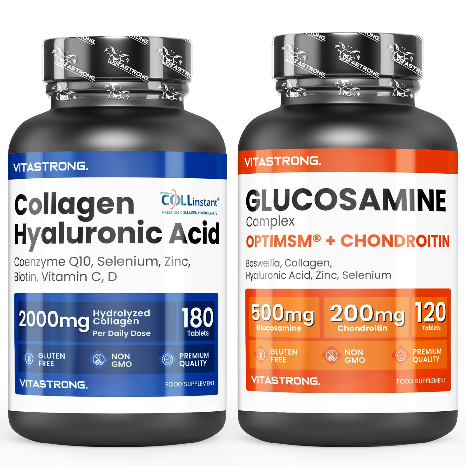 Vitastrong Kollagen & Glucosamin – Unterstützung für Haut und Gelenke