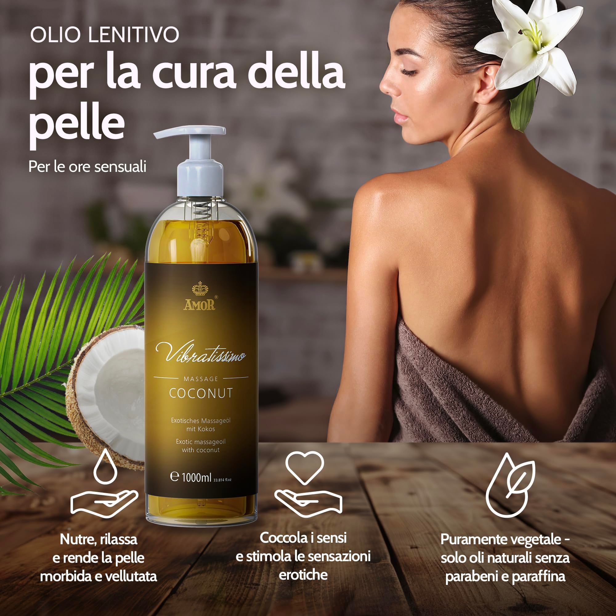 Vibratissimo Massageöl Coconut