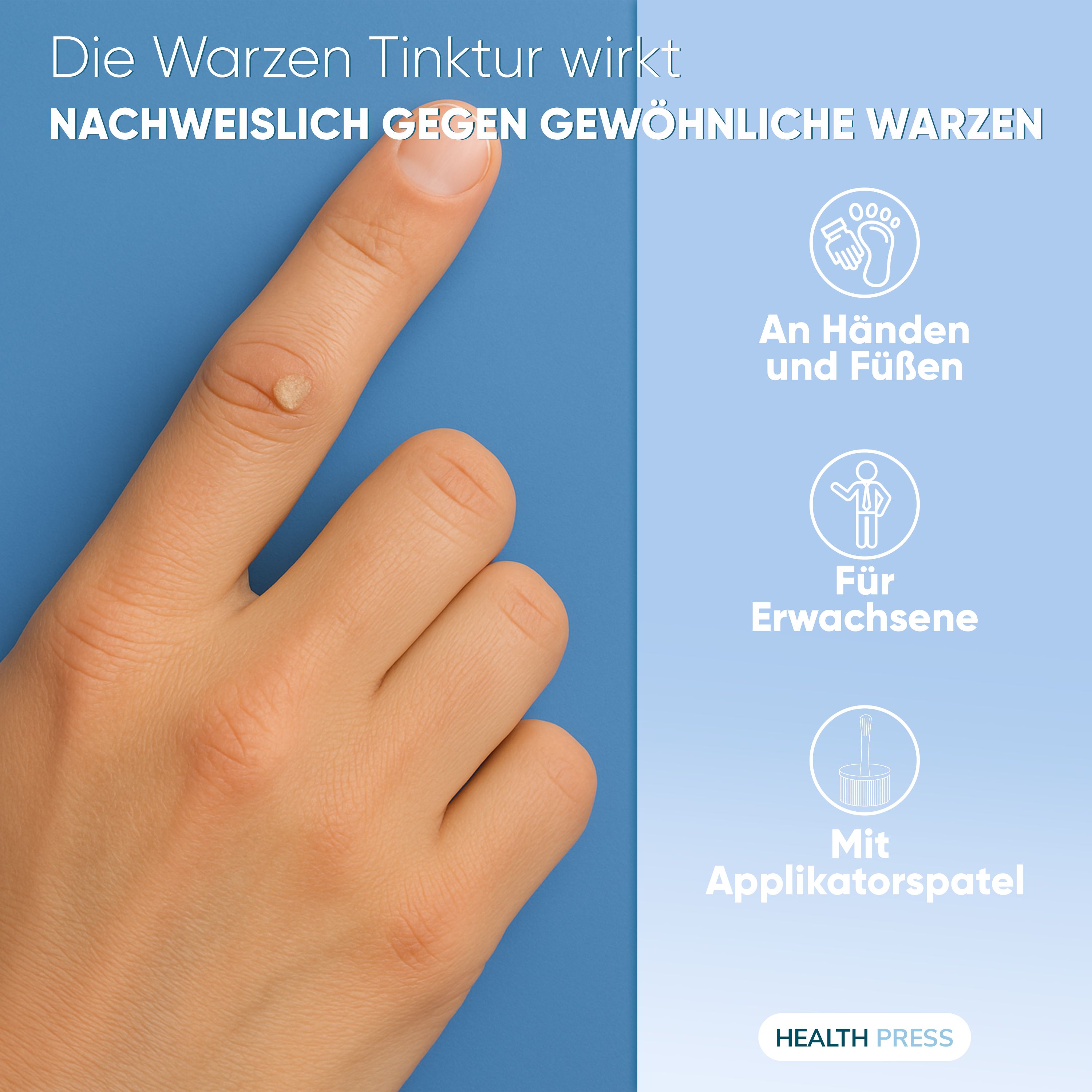 Health Press® Warzen Tinktur