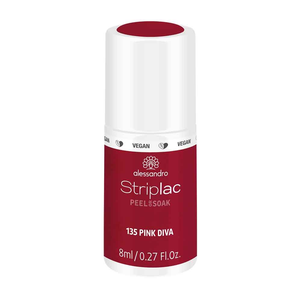 Alessandro International StripLac Peel or Soak 8 ml - 135 pink diva