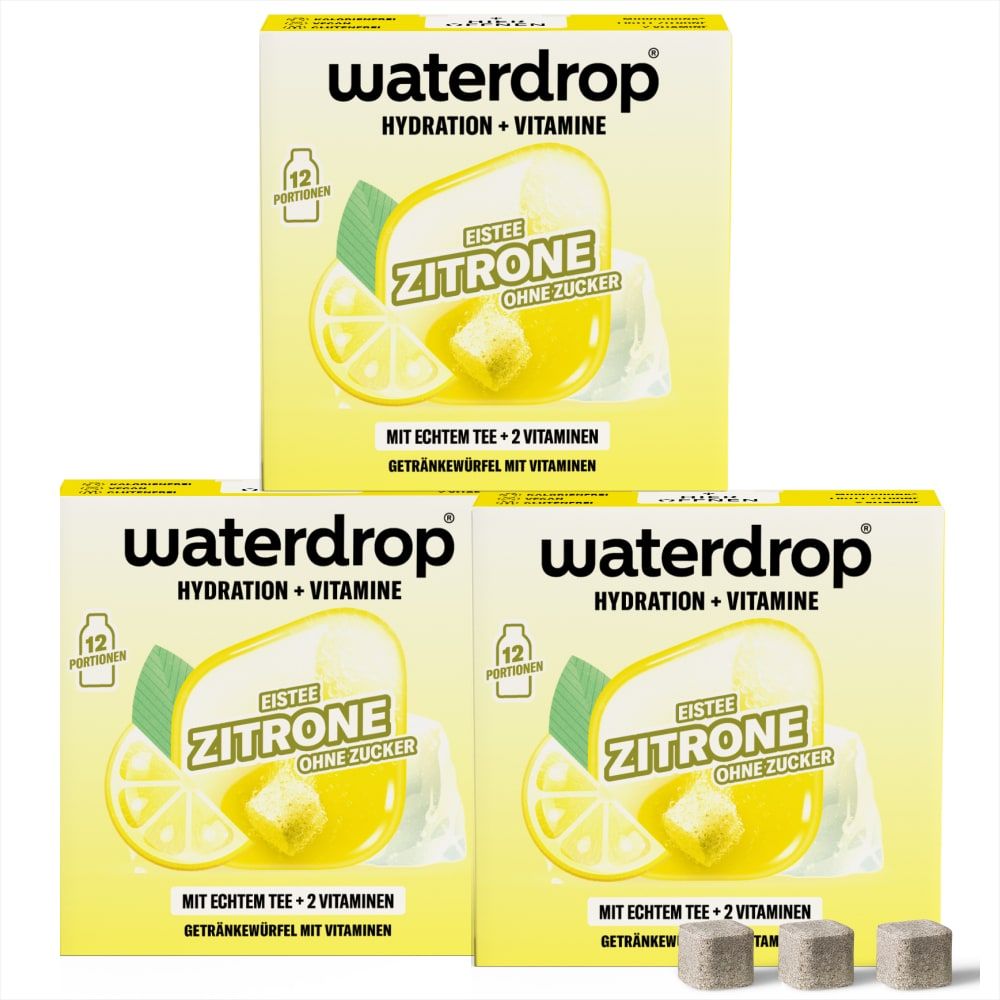 waterdrop® Eistee Zitrone Trio