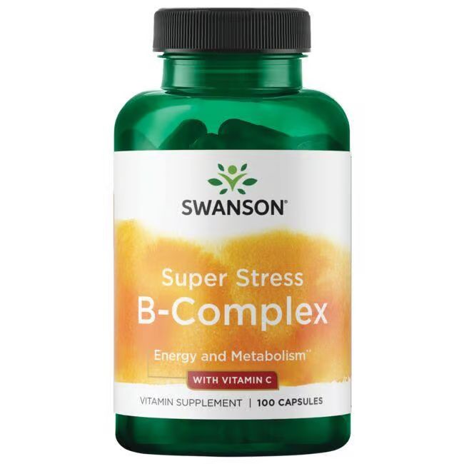 SWANSON Super Stress B-Komplex mit Vitamin C