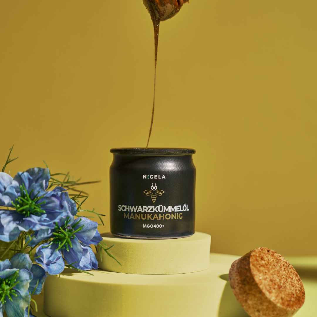 Nigela Schwarzkümmel Manuka Honig