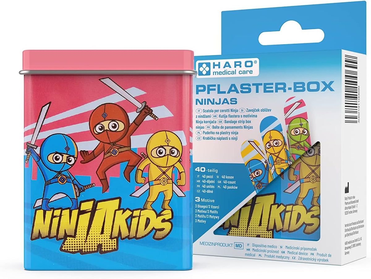 Haro Kinderpflasterbox mit Ninjamotive