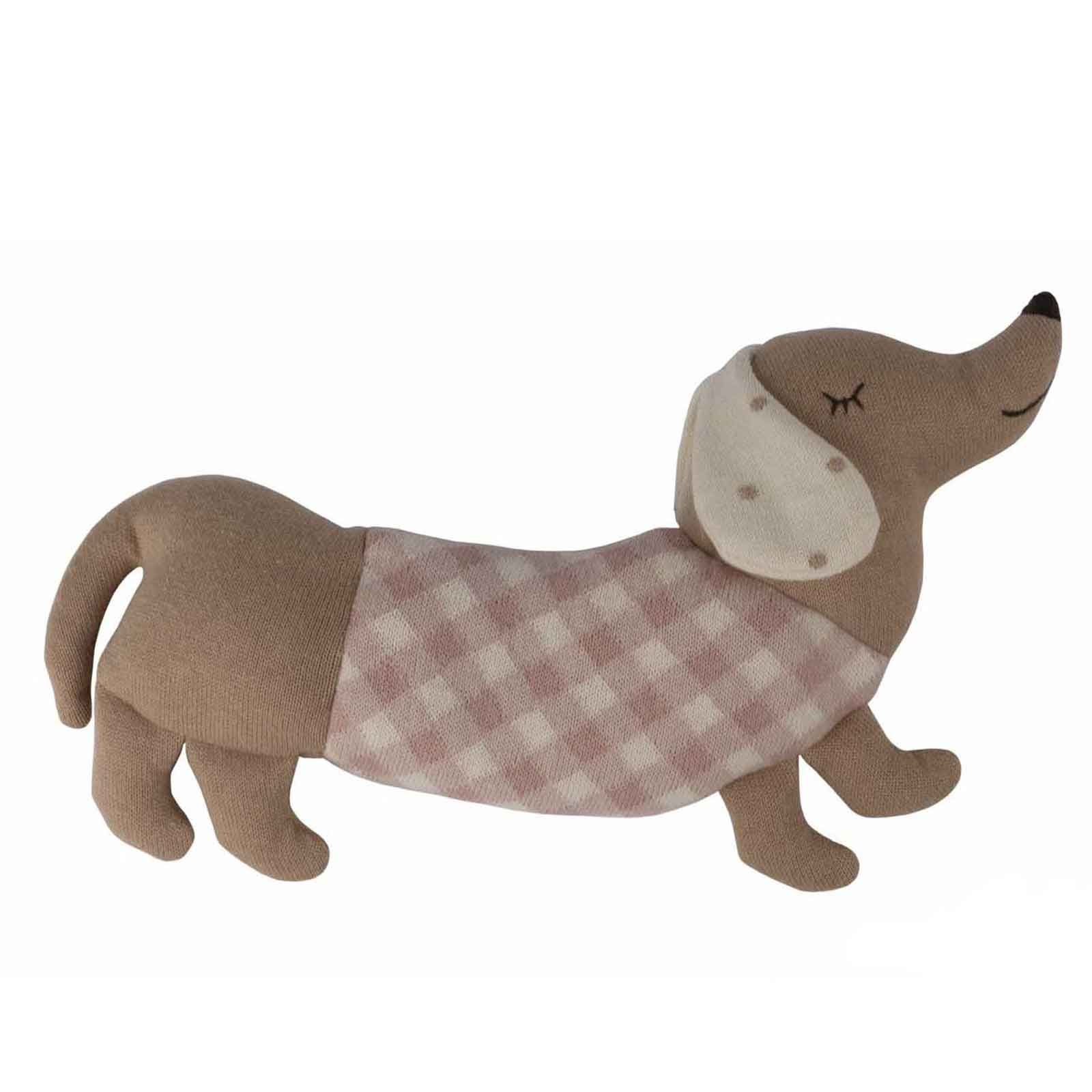 Sänger Kirschkernkissen Hund Bessi pink