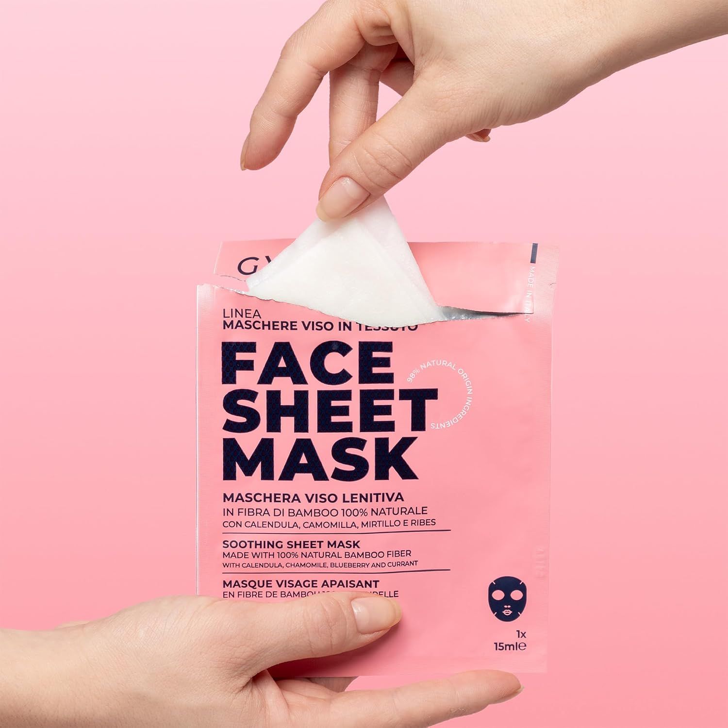 GYADA Kosmetik Gesichtsmaske in einer rosa Verpackung.