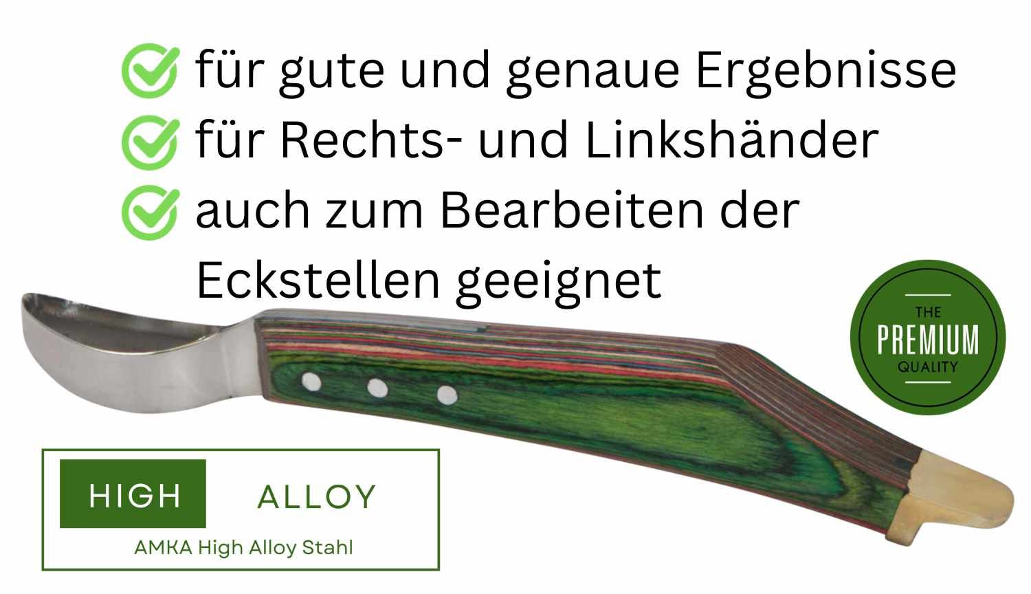 AMKA PRO HAS Schlaufen Hufmesser