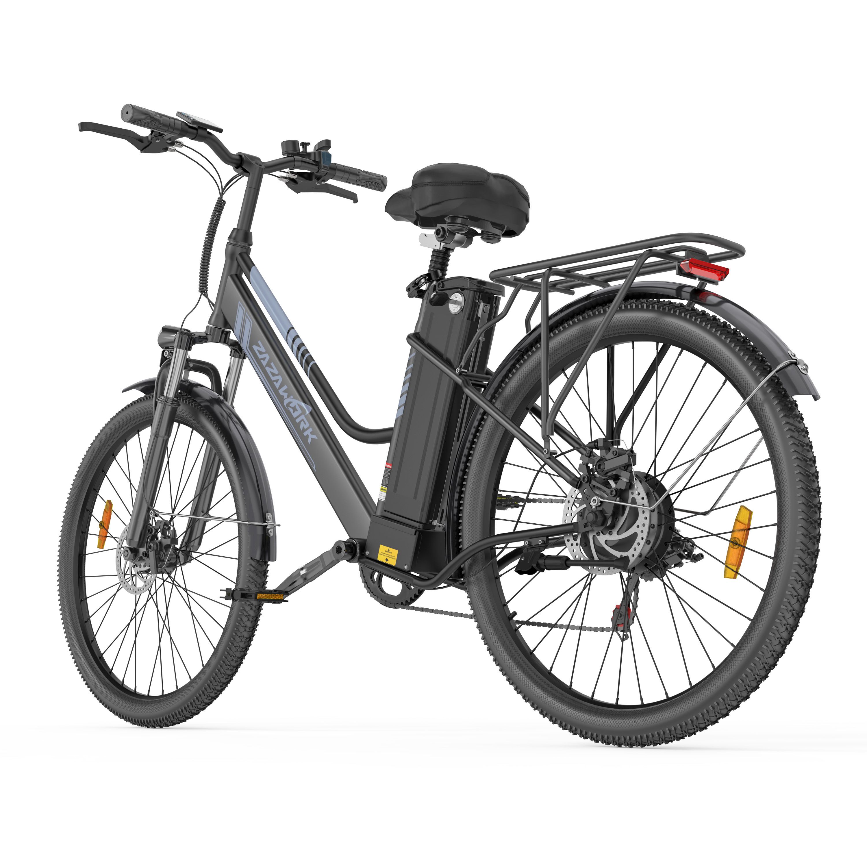 ZAZAWORK C26 Pro E-Bike für Damen mit herausnehmbarem 36V-20Ah-Akku