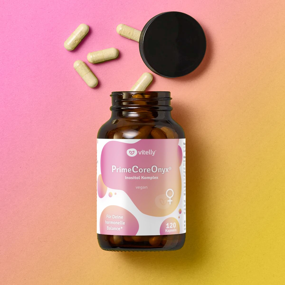 vitelly PrimeCoreOnyx® – Myo Inositol Komplex mit 6 hochwertigen Mikronährstoffen