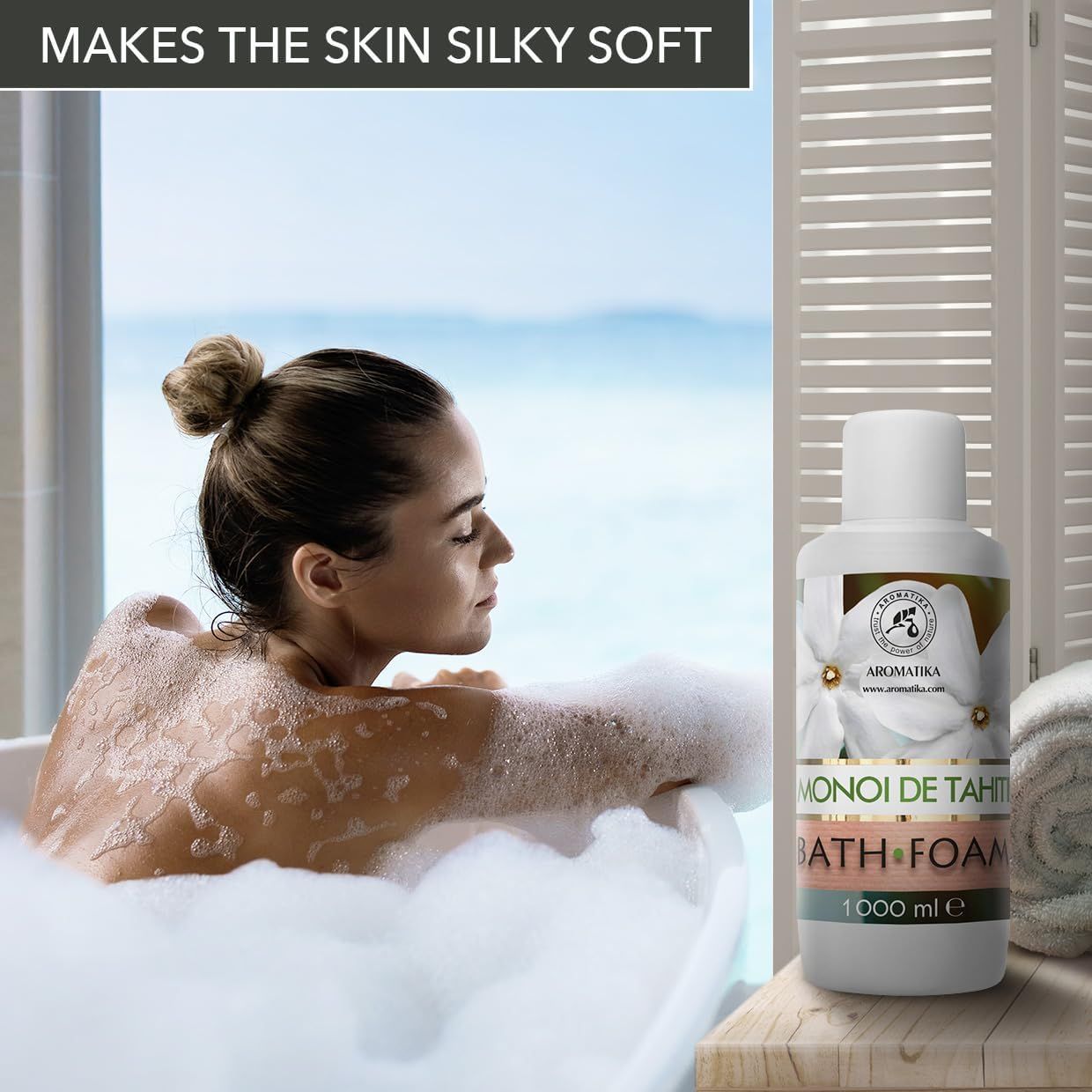 AROMATIKA  Badeschaum Monoi de Tahiti